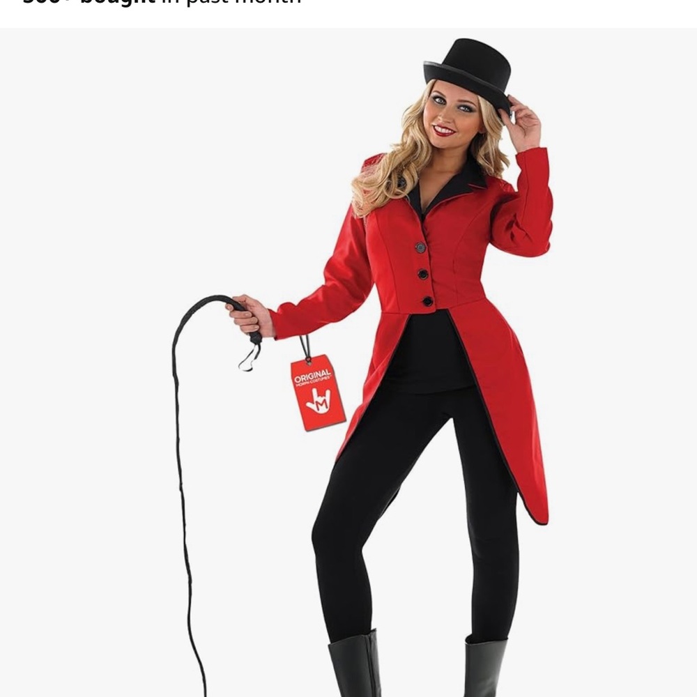 Ringmaster Jacket Costume NWT